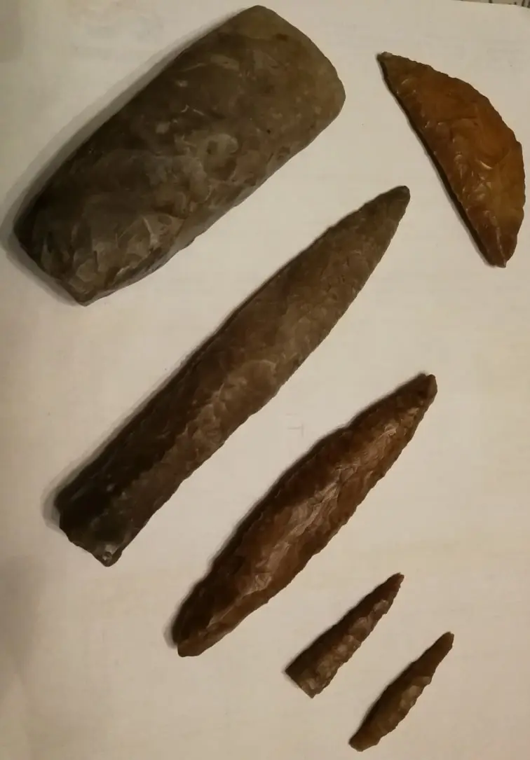 Stenredskaber fundet på Falkenkær